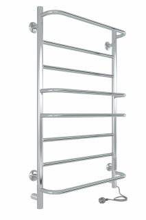 Полотенцесушитель электрический Indigo Europe Lux LELLE80-40Rt 80x40 см хром